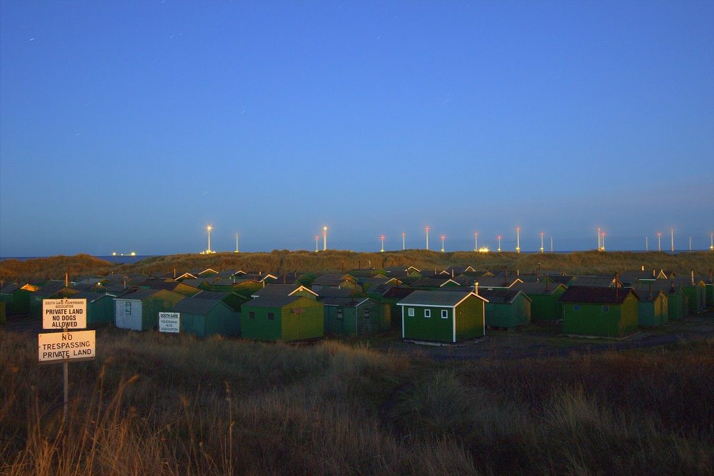 Fishermen's huts, Paddy's Hole, South Gare