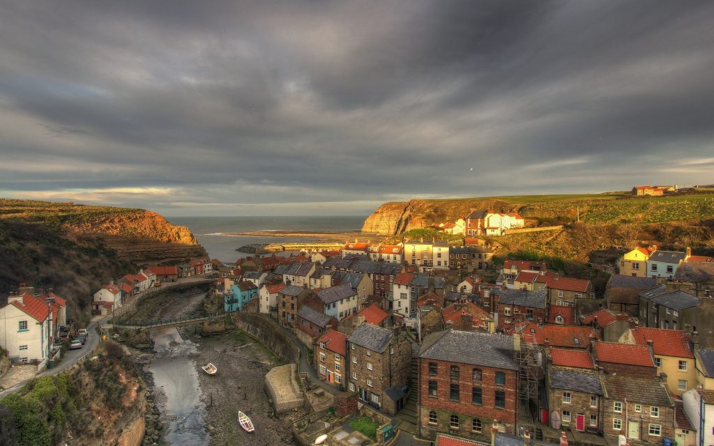 Staithes before sunset