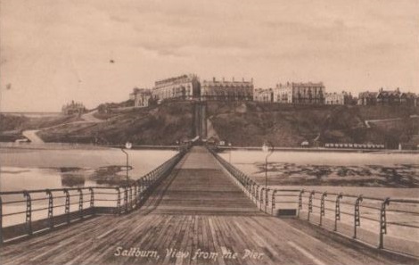 Saltburn Pier Postcard 1911