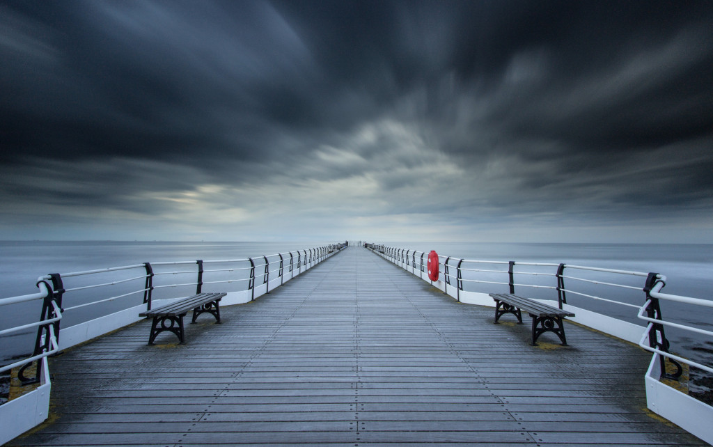 Saltburn beach, Saltburn Pier, Saltburn, Long Exposure