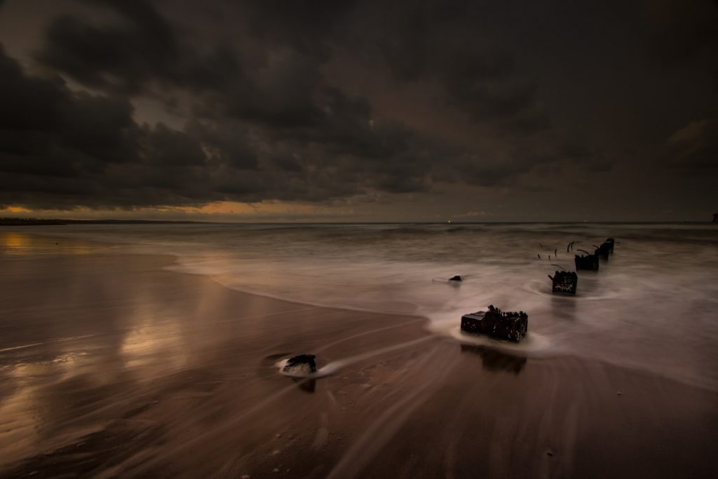 Steetley Pier Last Light