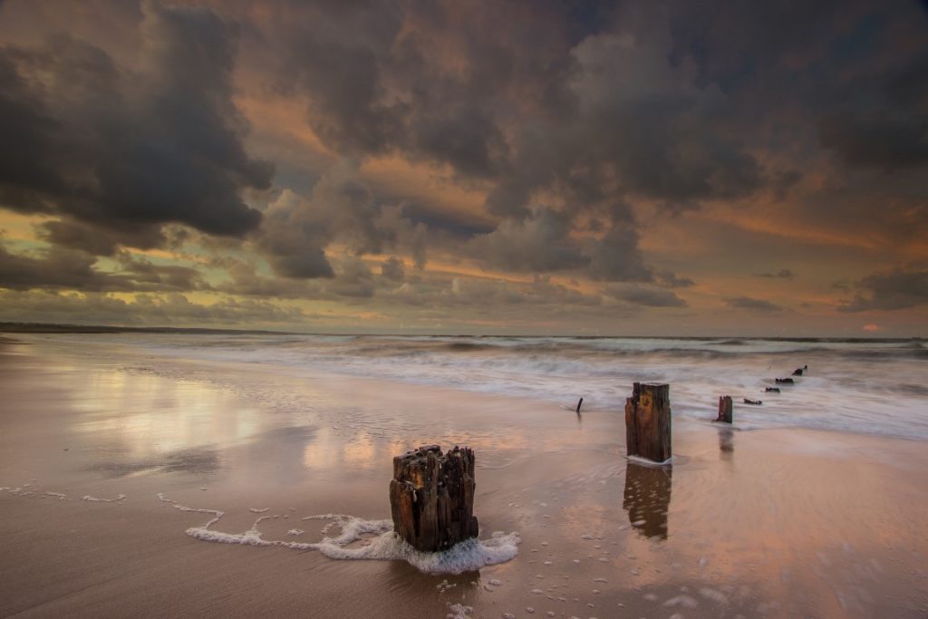 Steetley Pier Autumn Sunset