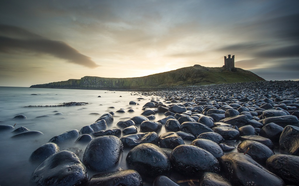 Dunstanburgh Castle Sunrise Long Exposure