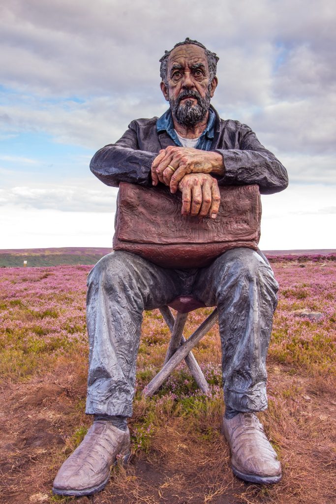 The Seated Man, Castleton Rigg, Westerdale. AKA Jeremy Corbyn.