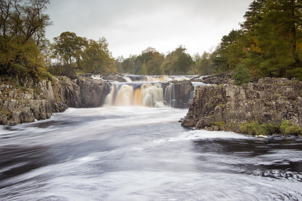 Autumn at Low Force Waterfall, Teesdale