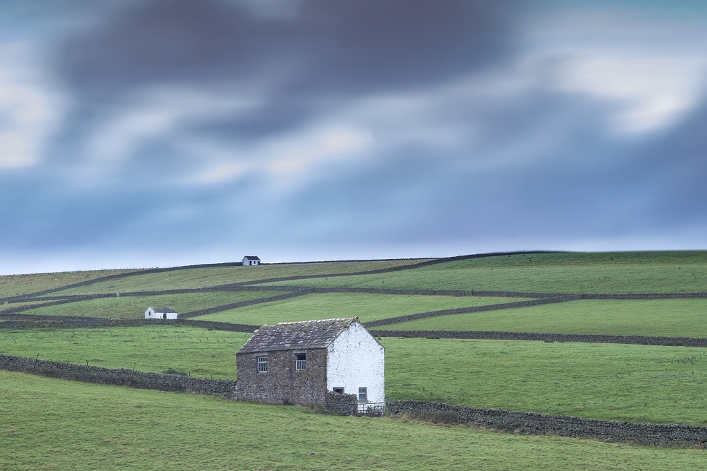 A typical view of Teesdale, barns and stone walls, the strong composition of zig-zagging leading lines was obvious from the road. Getting the right angle required a bit of fence and wall hopping. It was only once I had captured the shot that I realised the hurdle over the barbed wire wasn’t necessary, there was a nice gate not more than 25 metres down the road!